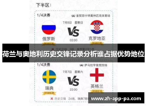 荷兰与奥地利历史交锋记录分析谁占据优势地位 荷兰与奥地利历史交锋记录分析谁占据优势地位