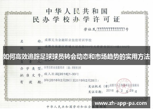 如何高效追踪足球球员转会动态和市场趋势的实用方法 如何高效追踪足球球员转会动态和市场趋势的实用方法