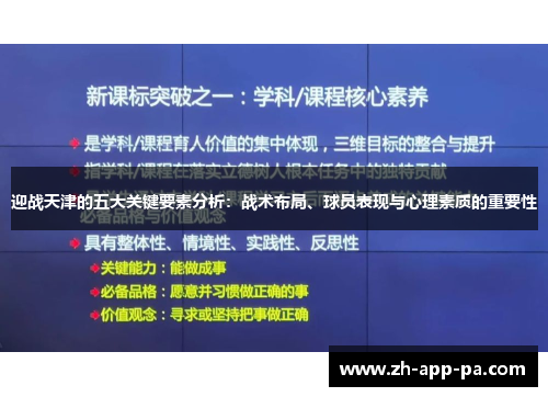 迎战天津的五大关键要素分析:战术布局、球员表现与心理素质的重要性 迎战天津的五大关键要素分析:战术布局、球员表现与心理素质的重要性
